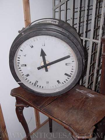 stations clock double sided