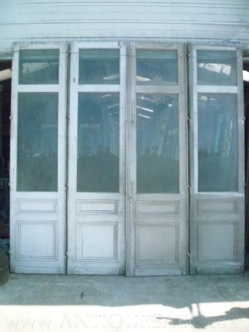 4 doors etched glass