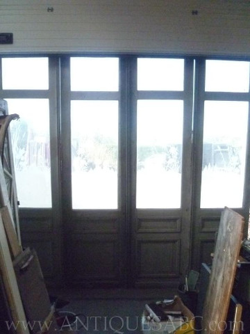 4 doors etched glass