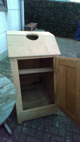 antique steambath cabinet