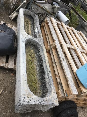 Belgian blue stone troughs