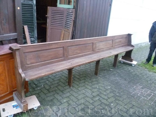 oak church benches