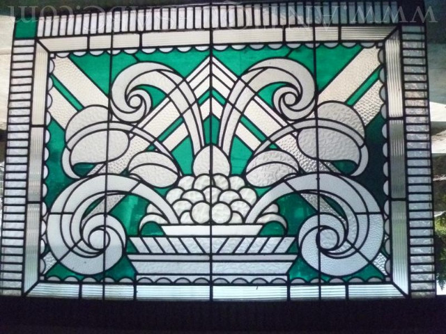 pair of stained glass windows