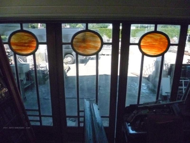 set of 3 doors oval window